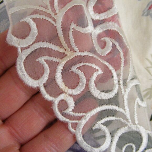 BRIOCHE Dress, Vintage 7/8, Floral, Lace Collar/Lapel, V-neck W/Insert, Career - Picture 10 of 13